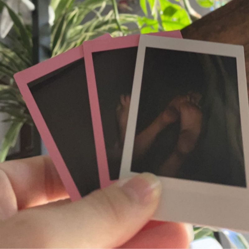 Foot focused Polaroids