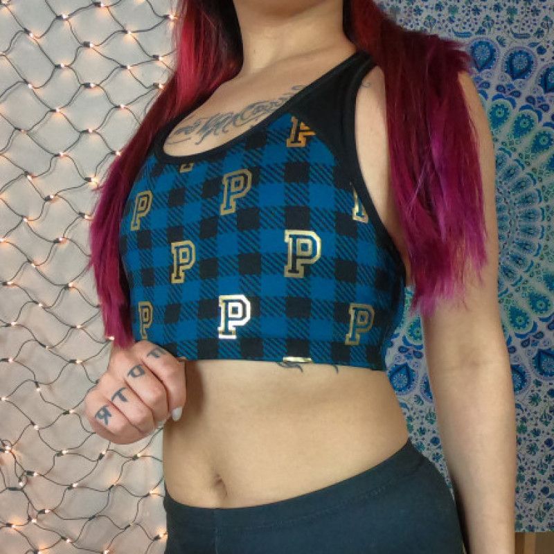 Victoria Secret Plaid Sports Bra