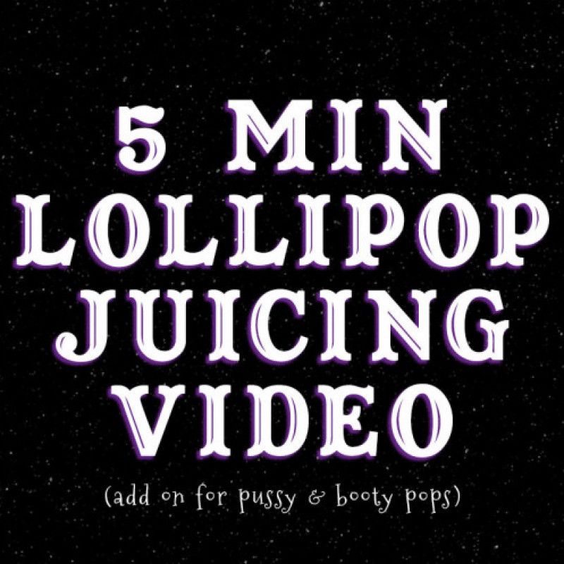 5 min Lollipop Juicing Video ADD ON