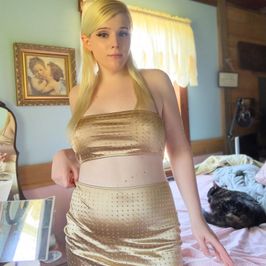 Gold Dress