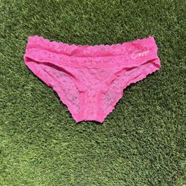 Super Lace Pink Cheeky Panties