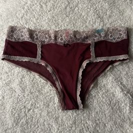 Very Worn Cheeky Panties w Lace