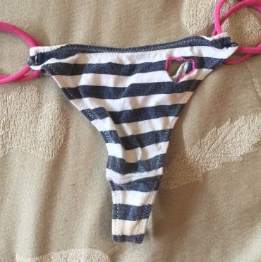 Stripped Thong