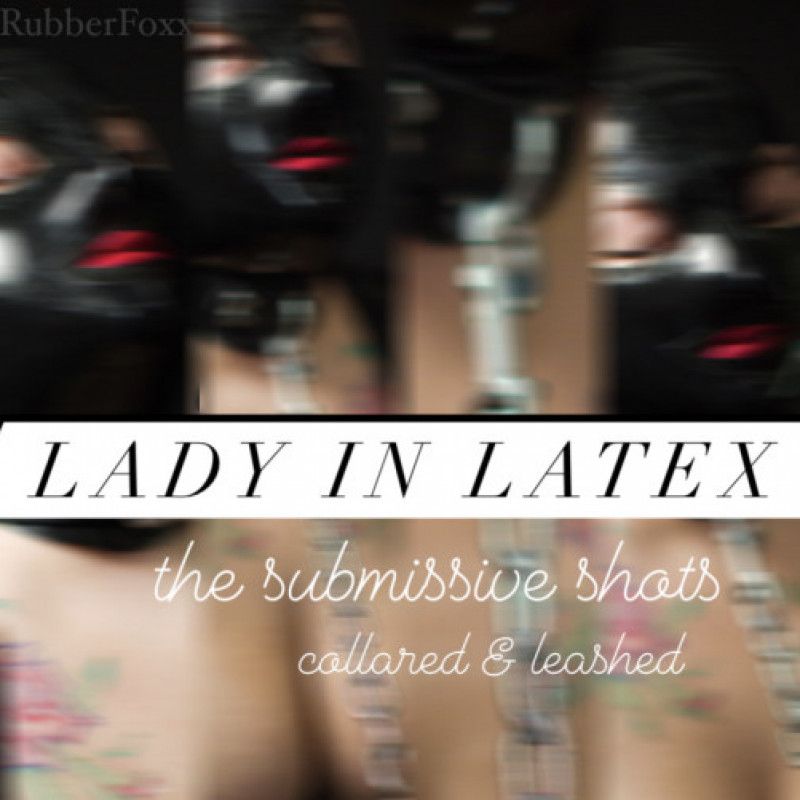 PHOTOSET Leashed Latex Submissive Slut