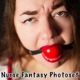 PHOTOSET Gagged Nurse Fantasy