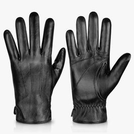 WISH LIST Black Leather Gloves