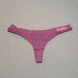 WORN L Purple Thong