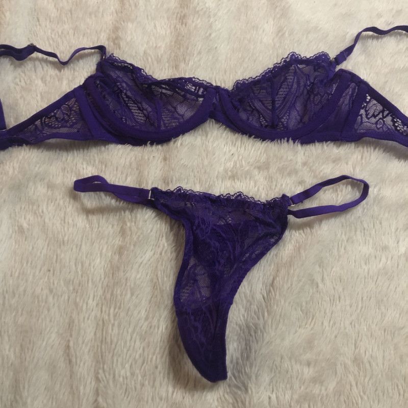 Purple lacey set