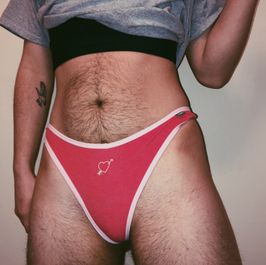 Hot Pink Valentines Day Thong