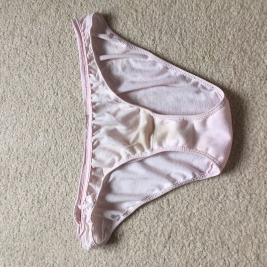 Damaged and Stained Pink Panties