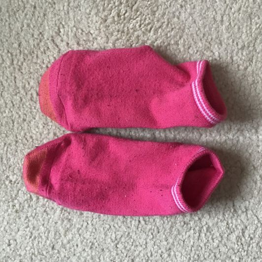 Dirty Pink Socks with Foot Scent