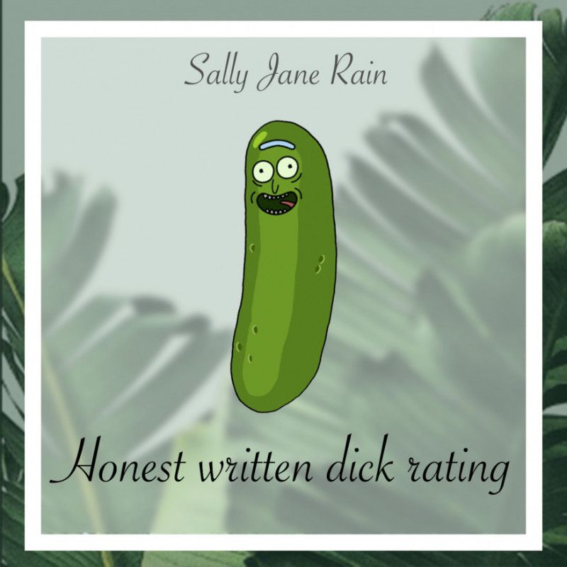 Honest written dick rating