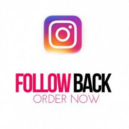 FOLLOW BACK on INSTAGRAM