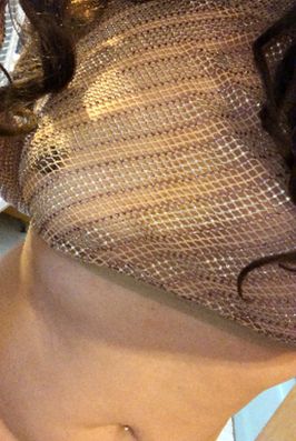 See Through Crop Top Worn On Cam Live Free Shipping!