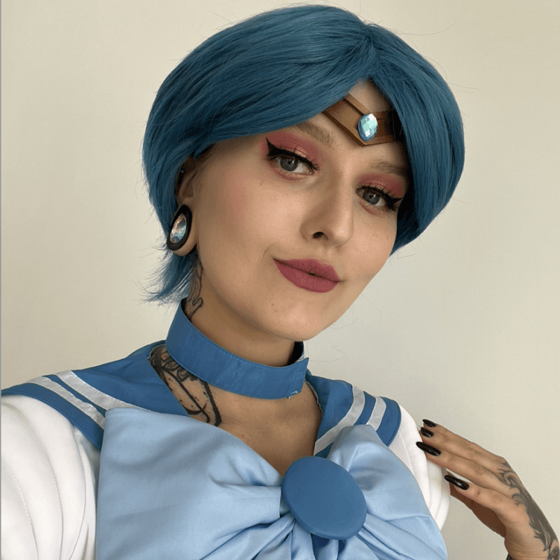 Sailor Mercury cosplay photo set