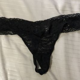 Black Lace Thong