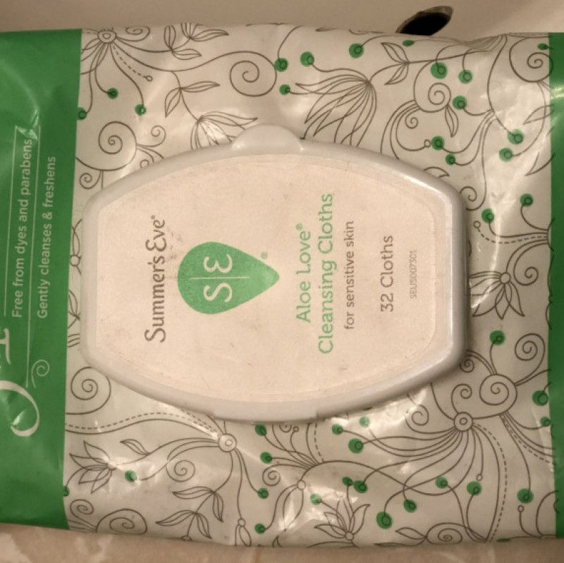 Used Vaginal Wipes