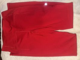 Worn Red Lululemon Leggings