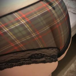 My checked panties