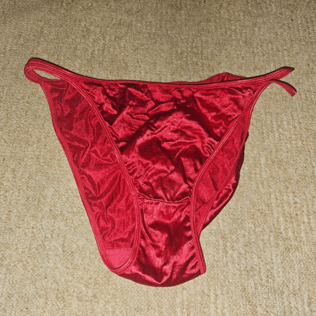 MY SEXY SATIN TANGA PANTIES