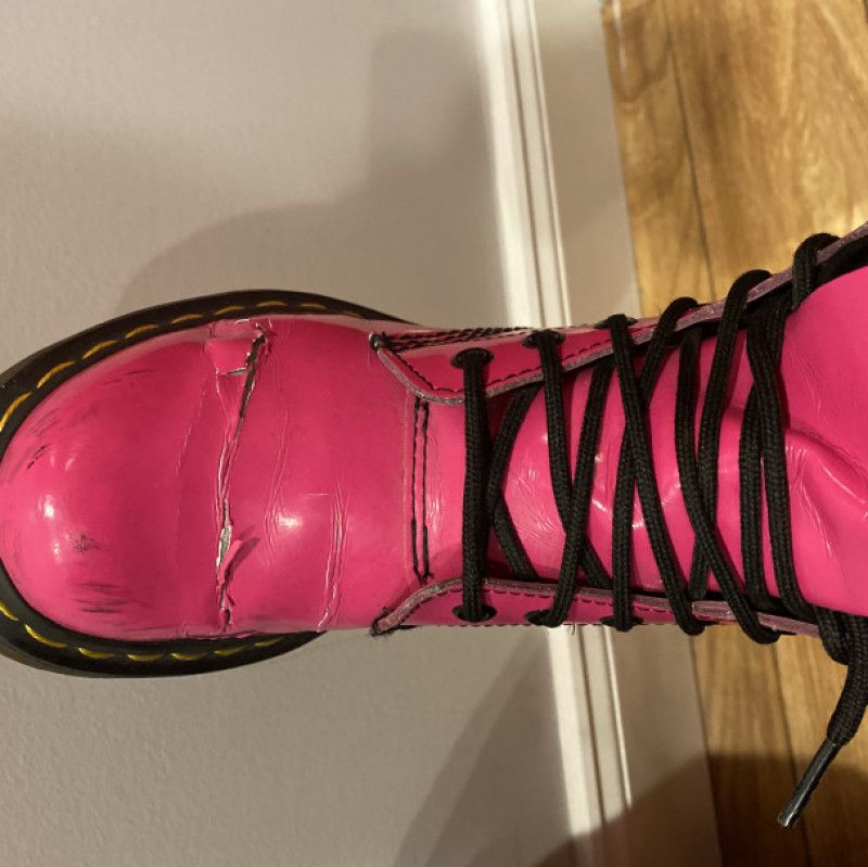 Pink Patent Doc Martens