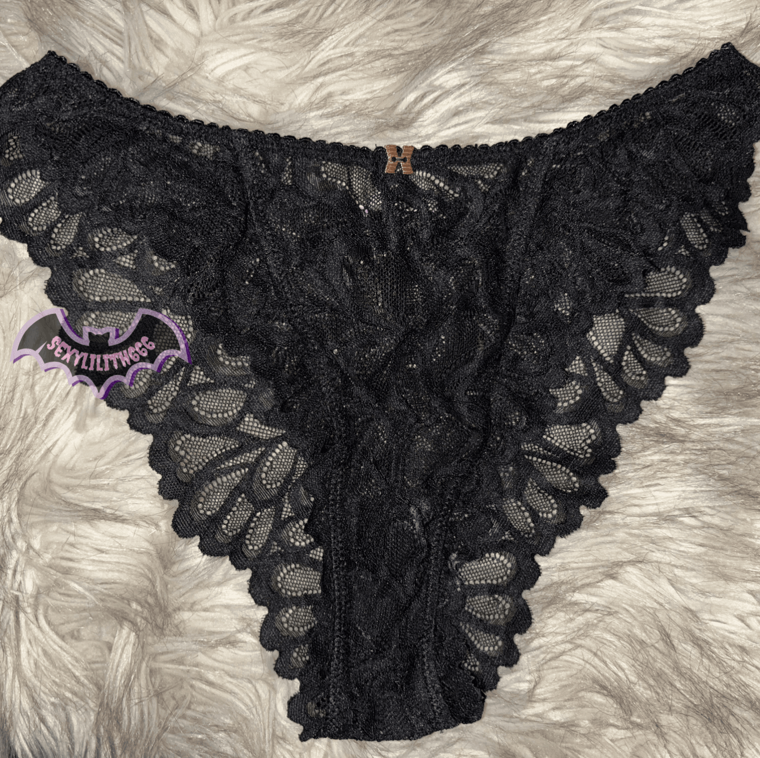 Fenty Black Lace Panties