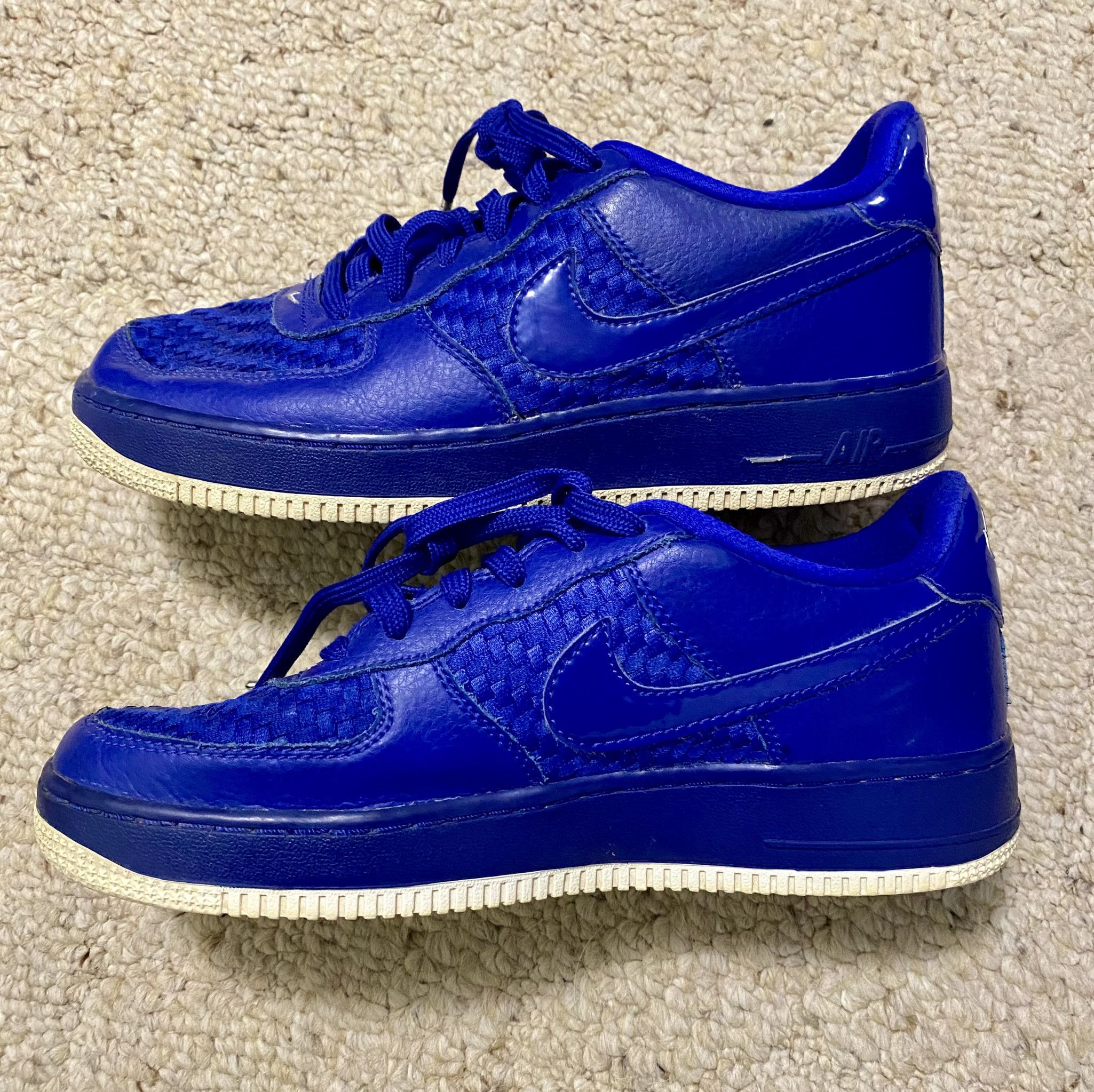 Used Blue Nike AF1 Sneakers