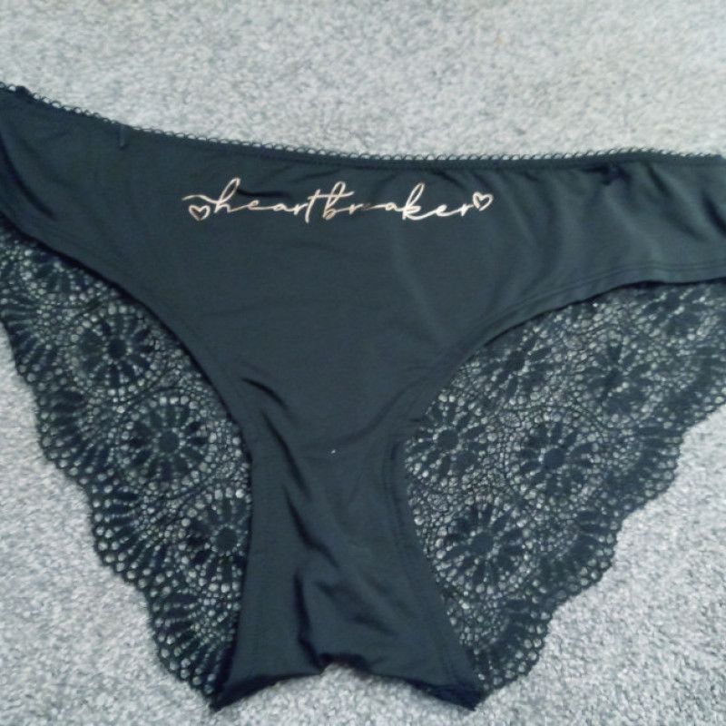 Black lace undies