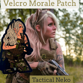 Velcro Patch Tactical Neko