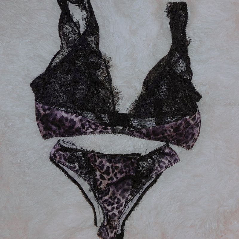 Leopard Bra Panty Set