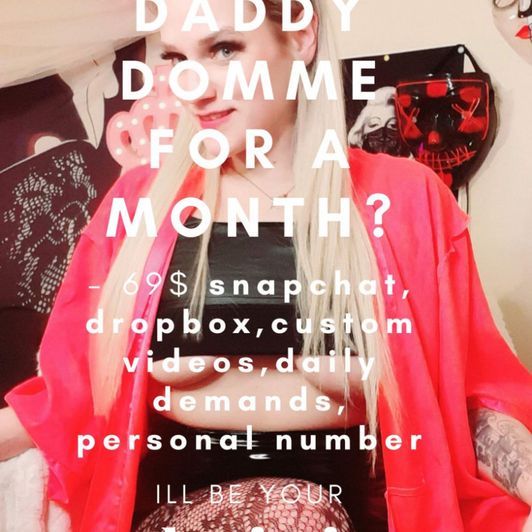 dominate me for a month