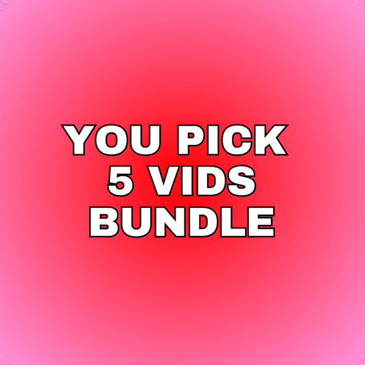 Select Your Own 5 Solo Vids Bundle Deal