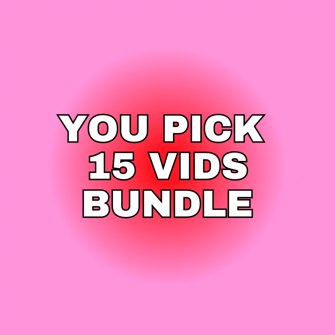 Select Your Own 15 Solo Vids Bundle Deal