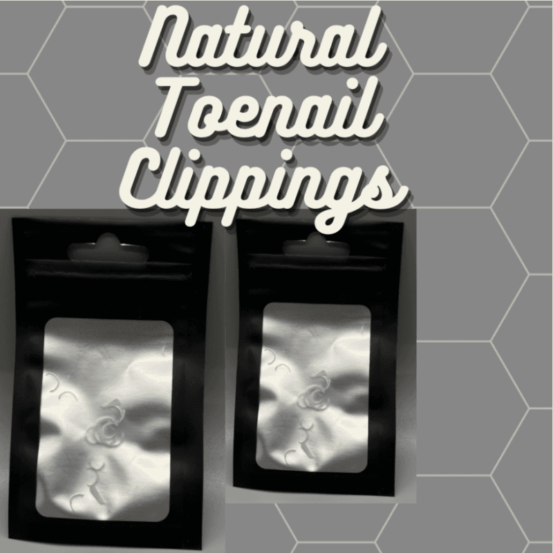 Natural Toenail Clippings