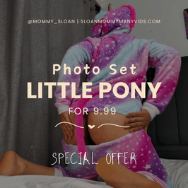 PHOTO SET LITTLE PONY