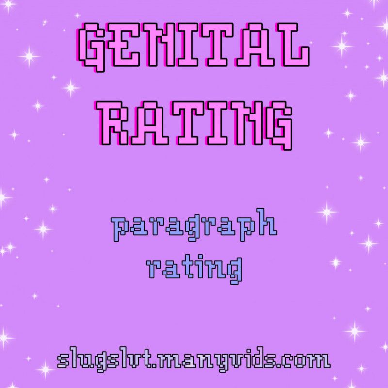 paragraph genital rating