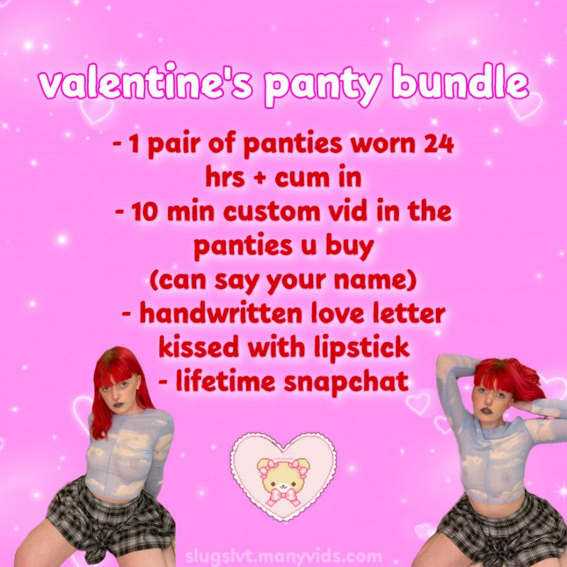 valentines panty bundle