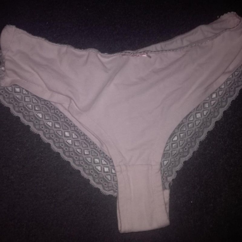 pink panty worn