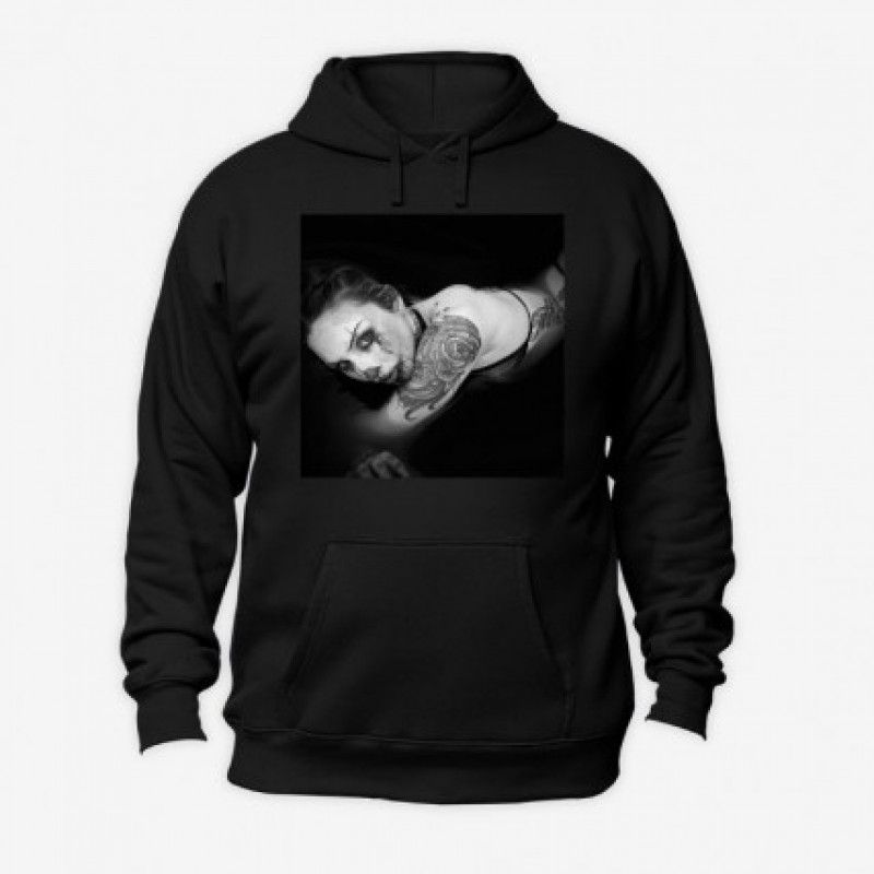 Black Hooded Sweatshirt