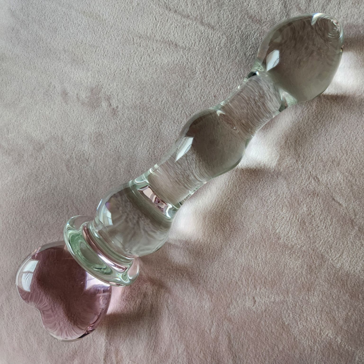 Glass Heart Dildo