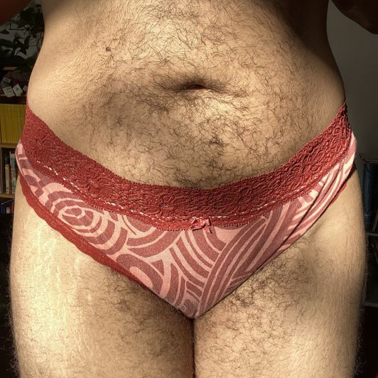 cheeky burgundy undies