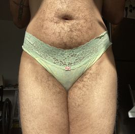 light green cheeky undies