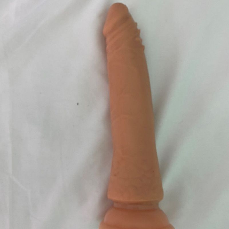 white realistic dildo