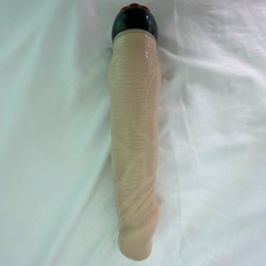 White realistic dildo vibrator