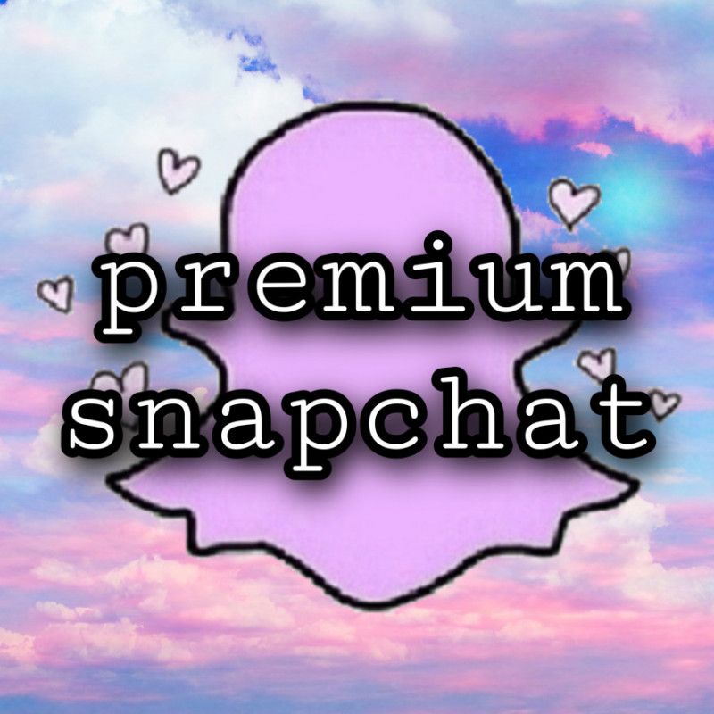 Premium Snapchat!! 1 MONTH