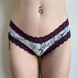 My Worn Panties : floral