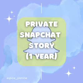 Private Snapchat Story for 1 Year