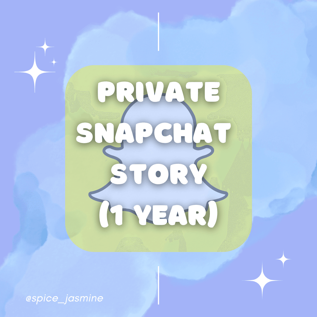 Private Snapchat Story for 1 Year