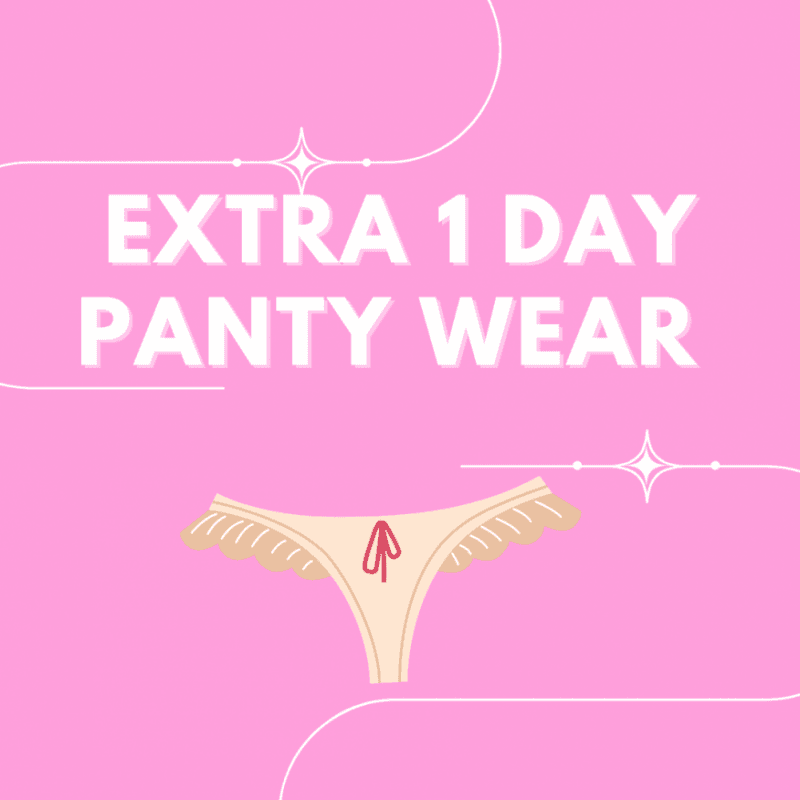 1 Day Extra Panty Add On