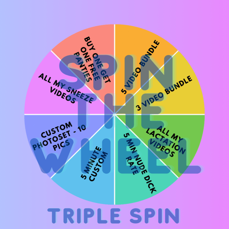 Spin the Wheel: Three Spins